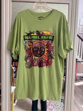 Sublime Graphic T-Shirt Dress Green